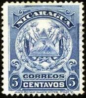 Nicaragua 1905 Coat of Arms ABN