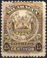 Nicaragua 1905 Coat of Arms ABN