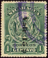 Nicaragua 1906-1907 surcharged