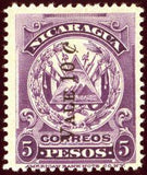 Nicaragua 1906-1907 surcharged