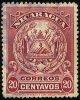 Nicaragua 1907 Coat of Arms Waterlow