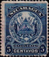 Nicaragua 1909 Coat of Arms