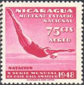 Nicaragua 1949 Sports and Scouting (Airmail values)