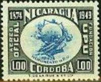 Nicaragua 1950 75th Anniversary of UPU