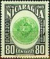 Nicaragua 1950 75th Anniversary of UPU