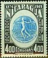 Nicaragua 1950 75th Anniversary of UPU