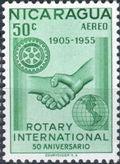 Nicaragua 1955 Rotary International 50th Anniversary