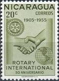 Nicaragua 1955 Rotary International 50th Anniversary