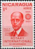 Nicaragua 1955 Rotary International 50th Anniversary