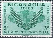 Nicaragua 1955 Rotary International 50th Anniversary