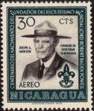 Nicaragua 1957 Lord Baden Powell Birth Centenary