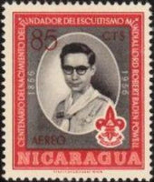 Nicaragua 1957 Lord Baden Powell Birth Centenary