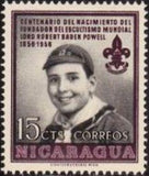 Nicaragua 1957 Lord Baden Powell Birth Centenary