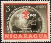 Nicaragua 1957 Lord Baden Powell Birth Centenary