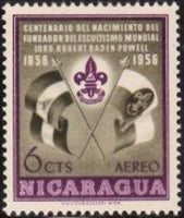 Nicaragua 1957 Lord Baden Powell Birth Centenary