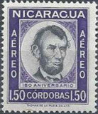 Nicaragua 1959 150th Birth Anniversary of Abraham Lincoln