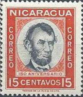 Nicaragua 1959 150th Birth Anniversary of Abraham Lincoln