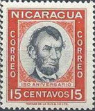 Nicaragua 1959 150th Birth Anniversary of Abraham Lincoln