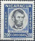 Nicaragua 1959 150th Birth Anniversary of Abraham Lincoln