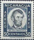 Nicaragua 1959 150th Birth Anniversary of Abraham Lincoln