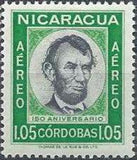 Nicaragua 1959 150th Birth Anniversary of Abraham Lincoln