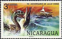 Nicaragua 1978 Jules Verne science fiction writers