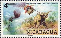 Nicaragua 1978 Jules Verne science fiction writers