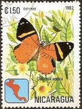 Nicaragua 1982 Butterflies