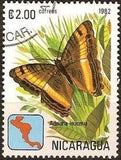 Nicaragua 1982 Butterflies