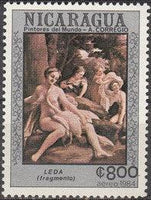 Nicaragua 1984 Correggio's 450th Death Anniversary