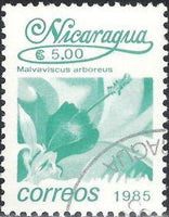 Nicaragua 1985 Definitives - Flowers