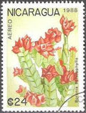 Nicaragua 1988 Airmail - Flowers