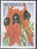 Nicaragua 1988 Airmail - Flowers