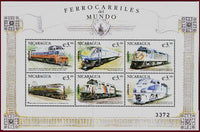 Nicaragua 2000 Railways of the World (locomotives)