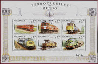 Nicaragua 2000 Railways of the World (locomotives)