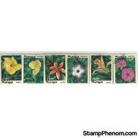 Nicaragua Flowers , 6 stamps