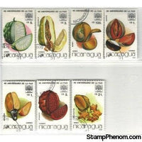 Nicaragua Fruits , 7 stamps