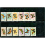 Nicaragua Butterflies , 12 stamps