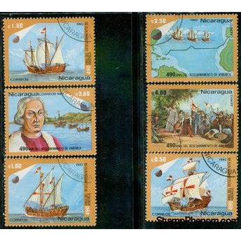 Nicaragua Ships , 6 stamps