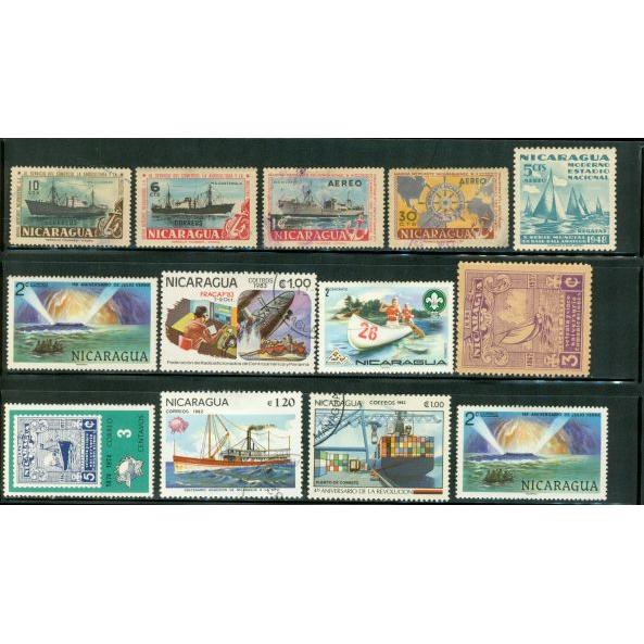 Nicaragua Lot 2 , 13 stamps