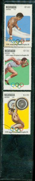 Nicaragua Olympics , 3 stamps