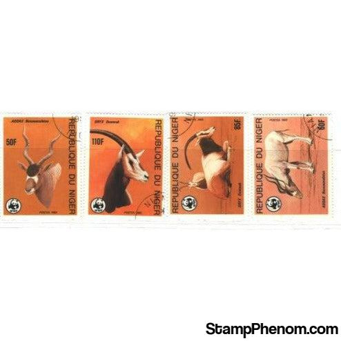 Niger Antelopes , 4 stamps