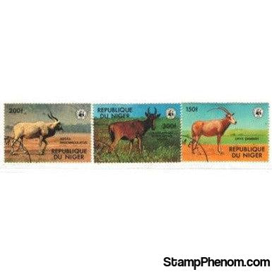 Niger Antelopes Lot 2 , 3 stamps