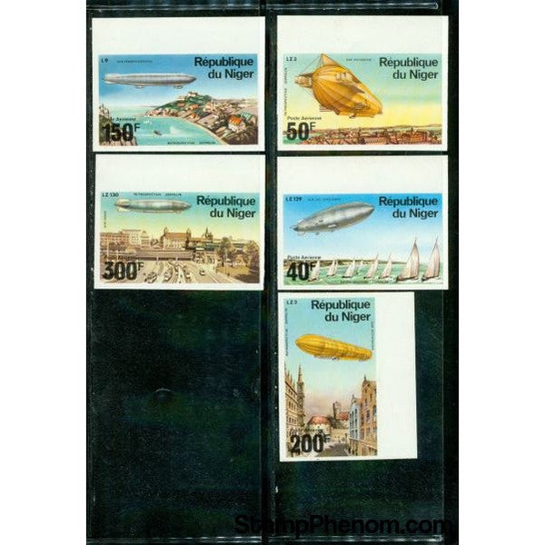 Niger Zeppelin , 5 stamps