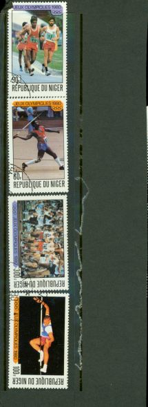 Niger Olympics , 4 stamps Lot 3 - Niger Olympics , 4 stamps Lot 3