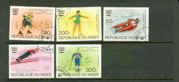 Niger Olympics , 5 stamps Lot 3 - Niger Olympics , 5 stamps Lot 3