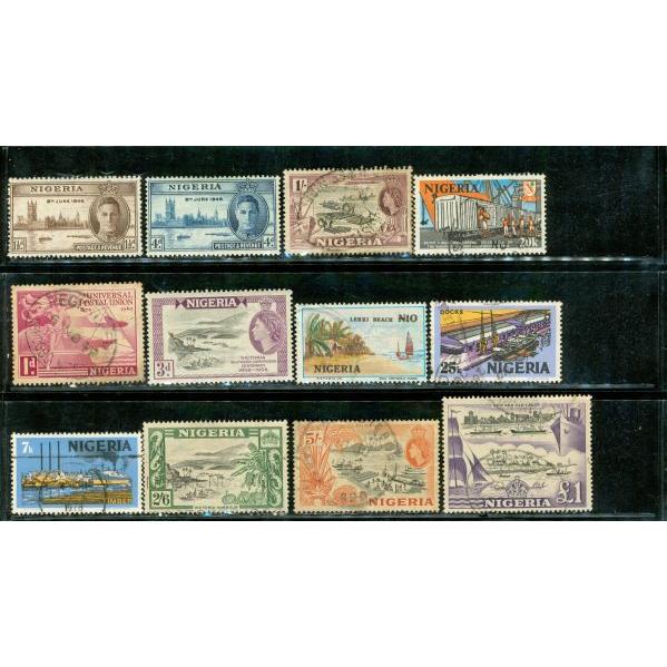Nigeria Lot , 12 stamps