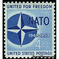 United States of America 1959 North Atlantic Treaty Organization Emblem