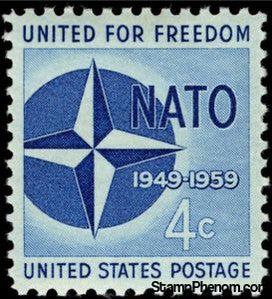 United States of America 1959 North Atlantic Treaty Organization Emblem