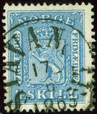 Norway 1863-1866 Skilling value at left-Stamps-Norway-Mint-StampPhenom